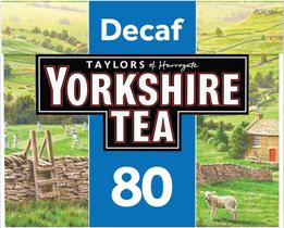 Chá Yorkshire Tea Descafeinado 80 Sachês
