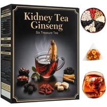 Chá Zenvorica Ginseng Six Treasure para homens e mulheres com rim, 25 sacos Chá Zenvorica Ginseng Six Treasure para homens e mulheres com rim, 25 sacos