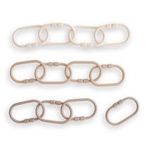 Chain Link Rings Toy mushie Baby, 12 unidades Multiuso Chain Link Rings Toy mushie Baby, 12 unidades Multiuso