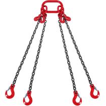 Chain Sling VEVOR 1/4 de polegada x 5 pés com ganchos de 3 toneladas (6.600 libras) Chain Sling VEVOR 1/4 de polegada x 5 pés com ganchos de 3 toneladas (6.600 libras)