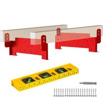 Chainsaw Mill Guide Rail Lumber Brackets Zozen, pacote com 2 níveis