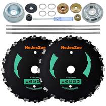 Chainsaw Tooth Brush Cutter Blades NejesZoe 2-Set 23 cm