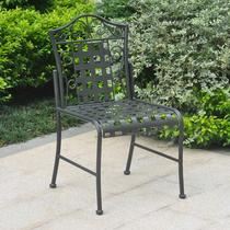 Chair International Caravan Mandalay Iron Patio, conjunto de 2 Chair International Caravan Mandalay Iron Patio, conjunto de 2
