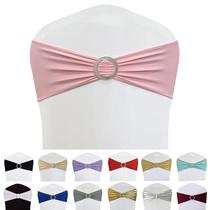 Chair Sashes Bands Maiangel Stretch 50 unidades rosa para casamento