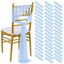 Chair Sashes PakiInno Light Blue Tule 50 unidades de 8 pés de comprimento