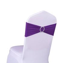 Chair Sashes SINSSOWL 50 Stretch Spandex Purple para casamento