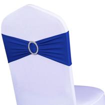 Chair Sashes WENSINL, pacote de 100 poliéster azul royal