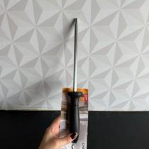 Chaira de inox com cabo preto Chaira de inox com cabo preto