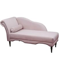 Chaise Longue Divã Copenhagen em Madeira de Reflorestamento Sintético 160cm Star Confort