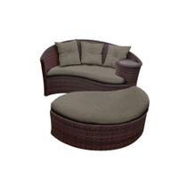 Chaise Nova Delhi Folha - Tecido Duna Fendi