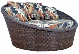 Chaise orbit 150cm em fibra sintética para jardins e varandas