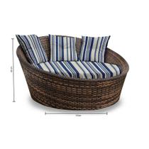 Chaise Orbit em Fibra Sintética - Tecido Alanta