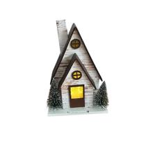 Chalé decorativa de natal com led