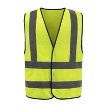 Chaleco de Trabajador de Construcción AYKRM Reflectante Amarillo XS-8XL