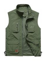 Chaleco Deportivo para Hombre Lviefent para Pesca, Escalada y Viajes al Aire Libre Verde Chaleco Deportivo para Hombre Lviefent para Pesca, Escalada y Viajes al Aire Libre Verde