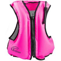 Chaleco Inflable para Snorkel Rrtizan para Adultos 41-100 kg Rosa T-L