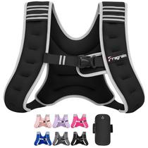 Chaleco lastrado Fragraim 3,5 kg con cinta reflectante y bolsillo para teléfono