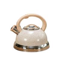 Chaleira 2,7 Litros Aço Inox com Apito Fogão Indução Roma Vanilla Brinox Ref.4875/110