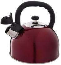 Chaleira Aço Inox 2,5L Mattina Mor Vermelho 7706