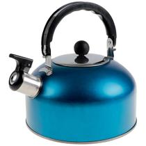 Chaleira Aço Inox Fosca 1,8 Litros Azul