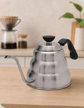 Chaleira Bico Fino Inox 1L Mimo Style Prateada Aço 1L Chaleira Bico Fino Inox 1L Mimo Style Prateada Aço 1L
