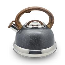 Chaleira Brinox 2,7L com Apito em Aço Inox com Indução Linha Roma cor Granito Chaleira Brinox 2,7L com Apito em Aço Inox com Indução Linha Roma cor Granito