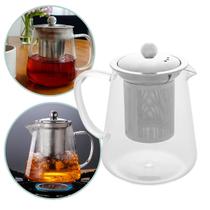 Chaleira Bule de Chá Vidro Borossilicato Resistente Ao Calor 750ml