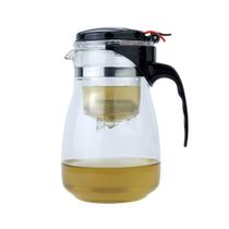 Chaleira Bule de Vidro 900ml Com Infusor Aço Inox Removível Jarra Para Chá