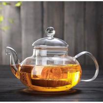 Chaleira Bule De Vidro Chá Infusor Com Tampa Cozinha 540 Ml Chaleira Bule De Vidro Chá Infusor Com Tampa Cozinha 540 Ml