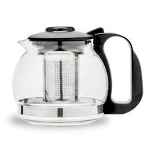 Chaleira Bule de Vidro com Infusor 1,2L Alça de Plástico Cozinha
