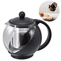 Chaleira Bule De Vidro Com Infusor Inox Jarra 750ml Unitermi