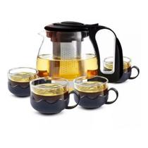 Chaleira Bule Infusor 1L E 4 Xícaras Café Cozinha Mesa Vai