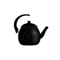 Chaleira Bule Preto Retro Com Tampa Alumínio 2,4 Litros R417 Chaleira Bule Preto Retro Com Tampa Alumínio 2,4 Litros R417