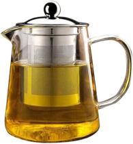 Chaleira Bule Vidro Infusora De Inox Direto Ao Fogo 750ml Chaleira Bule Vidro Infusora De Inox Direto Ao Fogo 750ml