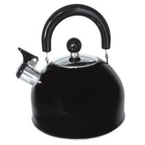 Chaleira Com Apito 2 Litros Preta Ref Aj10180 Mimo Style Chaleira Com Apito 2 Litros Preta Ref Aj10180 Mimo Style