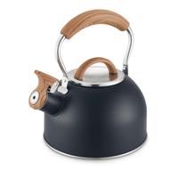 Chaleira Com Apito Fogão Indução 2 Litros Inox Leiteira Alça Baquelite Chaleira Com Apito Fogão Indução 2 Litros Inox Leiteira Alça Baquelite