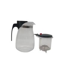 Chaleira Com Infusor De Vidro 900 Ml Inox Para Chá Bule