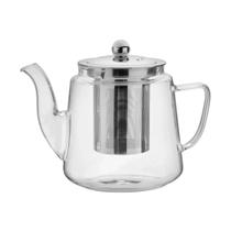 Chaleira Com Infusor Vidro Bule Inox Chá 600ml Borossilicato - Mimo