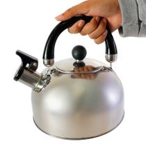 Chaleira Com Tampa E Apito Em Aço Inox 2 Litros Chaleira Com Tampa E Apito Em Aço Inox 2 Litros