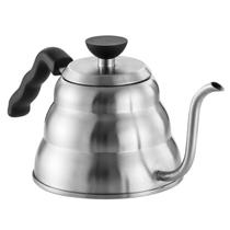 Chaleira de Aço Inox Bico Fino Com Alça Anatômica e Tampa para o Bico - Capacidade 1L - Mimo Style Chaleira de Aço Inox Bico Fino Com Alça Anatômica e Tampa para o Bico - Capacidade 1L - Mimo Style