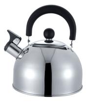 Chaleira De Aço Inox Com Apito Bule Chá Café Chimarrão Aço Inox 2 Lt Chaleira De Aço Inox Com Apito Bule Chá Café Chimarrão Aço Inox 2 Lt