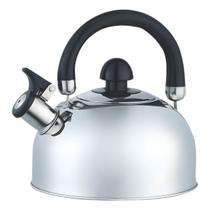 Chaleira De Aço Inoxidável Com Alça De Baquelite Antitérmico Com Apito 2 Litros Bule Para Café Chá Chimarrão Mundiart Chaleira De Aço Inoxidável Com Alça De Baquelite Antitérmico Com Apito 2 Litros Bule Para Café Chá Chimarrão Mundiart