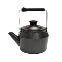 Chaleira De Alumínio Fundido N 16 - Cor Craqueado Preto