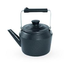 Chaleira De Alumínio Fundido N 18 - Cor Craqueado Preto