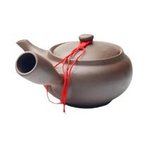 Chaleira De Cerâmica Artesanal Estilo Japonês Em Argila Roxa Com Filtro E Alça Lateral Para Conjunto Chaleira De Cerâmica Artesanal Estilo Japonês Em Argila Roxa Com Filtro E Alça Lateral Para Conjunto