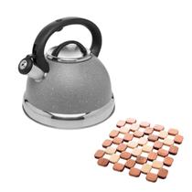 Chaleira De Indução Cerâmica 3 Litros Com Tampa E Dascanso Chaleira De Indução Cerâmica 3 Litros Com Tampa E Dascanso