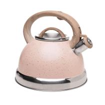 Chaleira de Indução com Apito 3L Granito Bege Alumínio Lyor