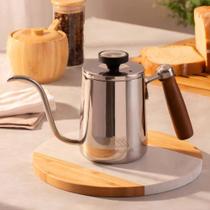 Chaleira de Inox Bico de Ganso 600ml Mimo Style com Termômetro Integrado