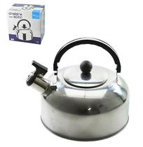 Chaleira De Inox Com Apito 3L Na Caixa Chaleira De Inox Com Apito 3L Na Caixa