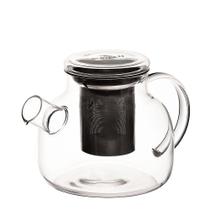 Chaleira de Vidro Borossilicato com Compartimento para Chá em Inox 1L- Bugatti